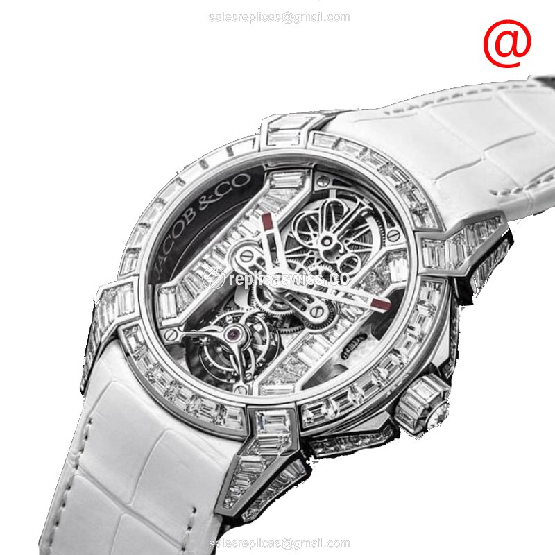 Jacob & Co. EX500.60.BD.BD.AEI4A - Manual Wind - 950 Platinum Case - Sapphire Crystal - 40mm - Luxury Replica EPIC X Watch