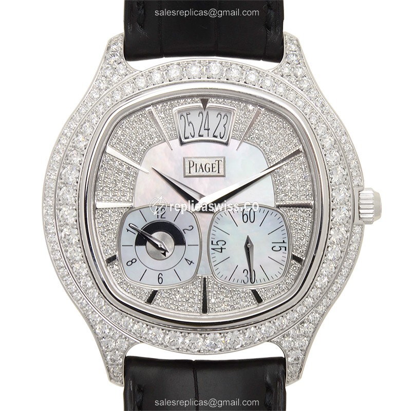 Piaget Emperador Replica Watch - Auto - 18kt - Alligator