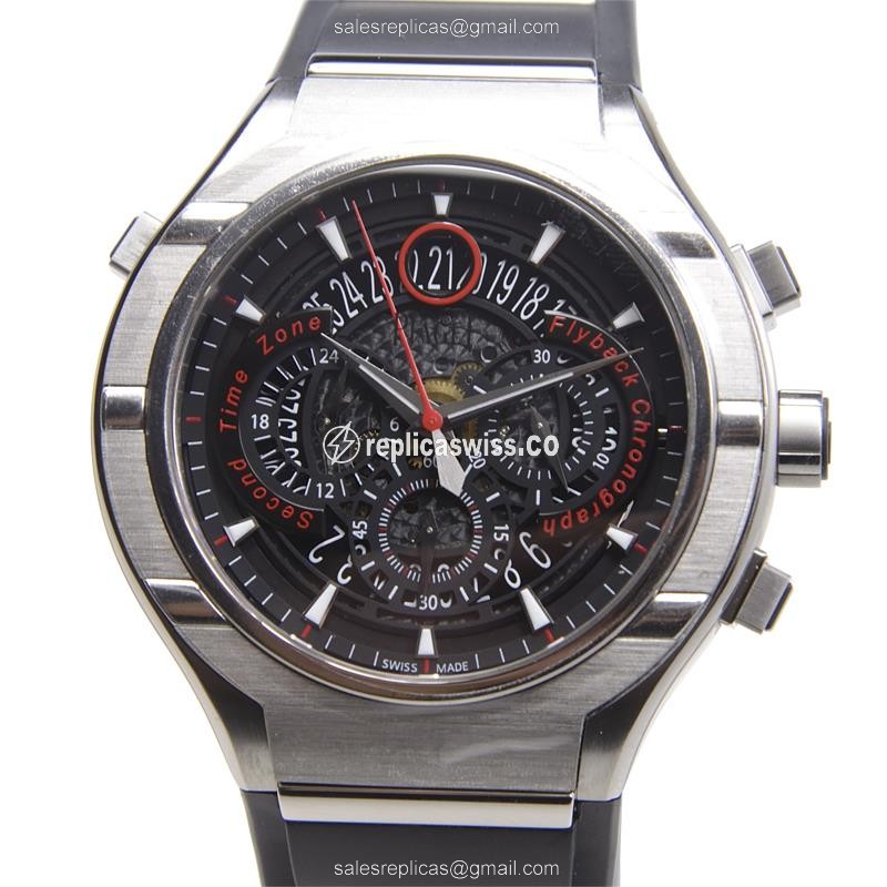 Piaget Polo Automatic Titanium - Black Dial - Silver Strap - Sapphire Crystal
