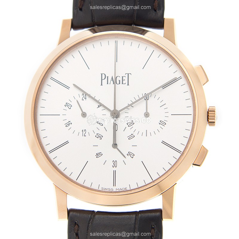 Piaget Altiplano Replica - Automatic - Rose Gold - Silver Dial - 40mm - Luxury Replica ALTIPLANO Watch