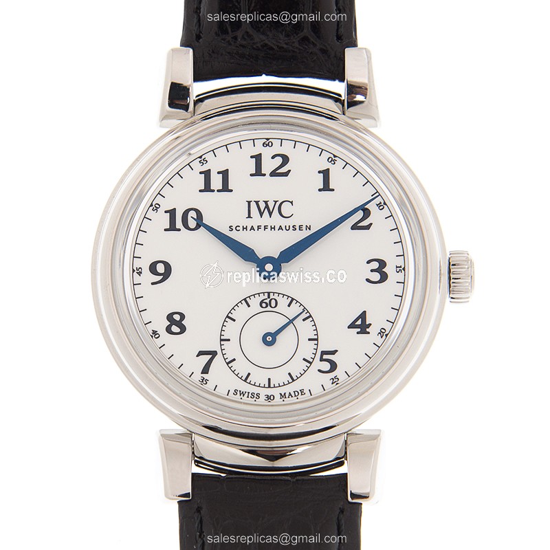 Rolex IW358101 DA VINCI - Automatic - Stainless Steel - White Dial - Alligator Black Buckle