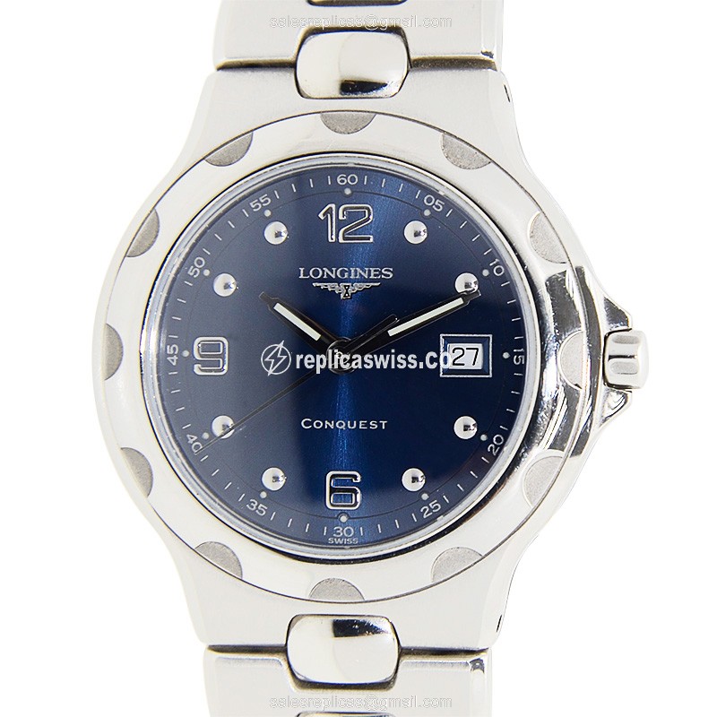 Rolex L1.505.4.96.6 Replica - Quartz - Steel - Blue Dial, Silver Clasp