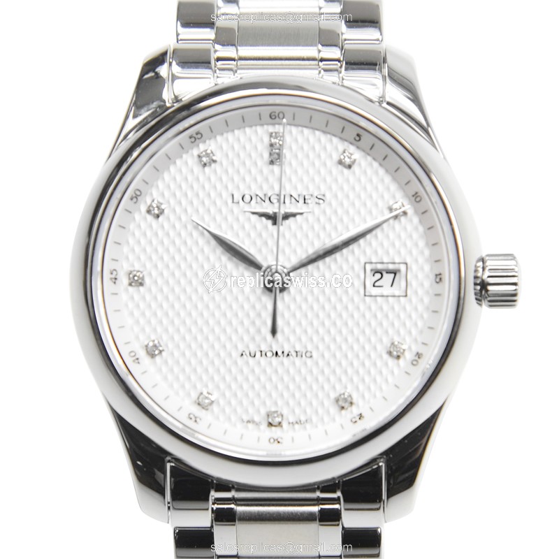 Longines L2.257.4.77.6 Replica - Automatic - Silver Case, Dial, Steel Strap
