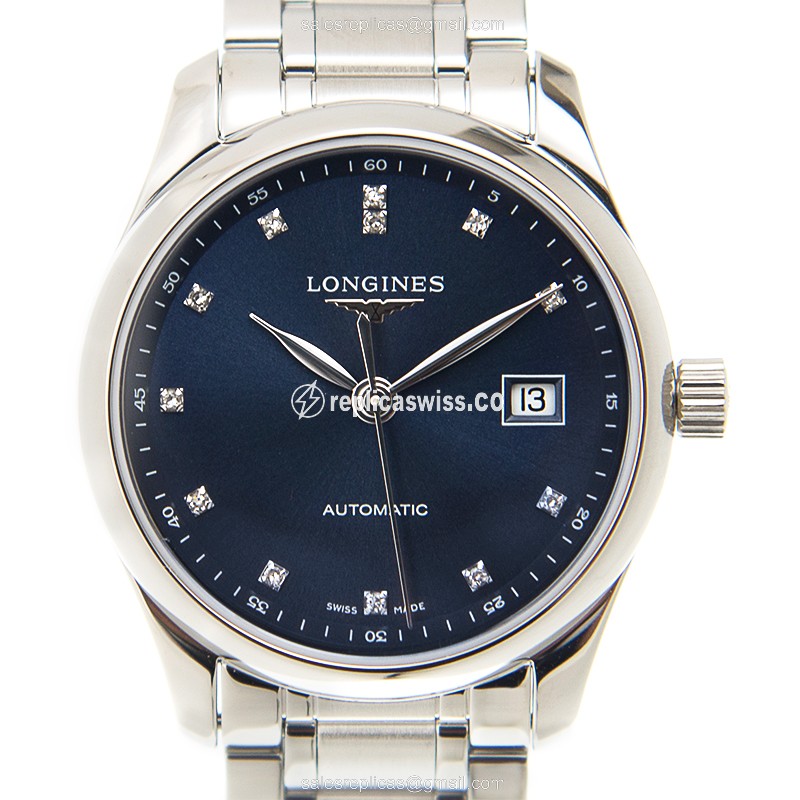 Longines L2.257.4.97.6 Replica - Automatic - Steel - Blue Dial, Steel Strap