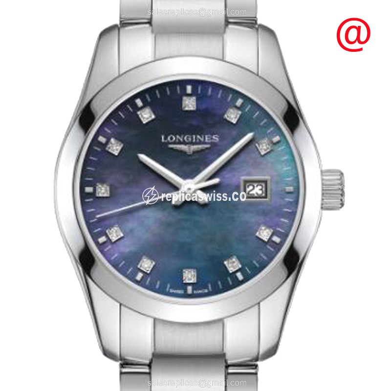 Longines Conquest Classic Replica - Quartz - Blue Dial - Silver Steel Strap - Luxury Replica CONQUEST CLASSIC Watch