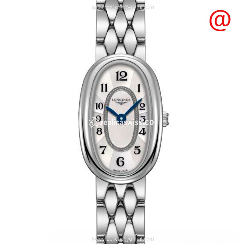 Longines Symphonette Quartz - Steel Case - Silver Dial - Steel Band - Luxury Longines Replica Watch