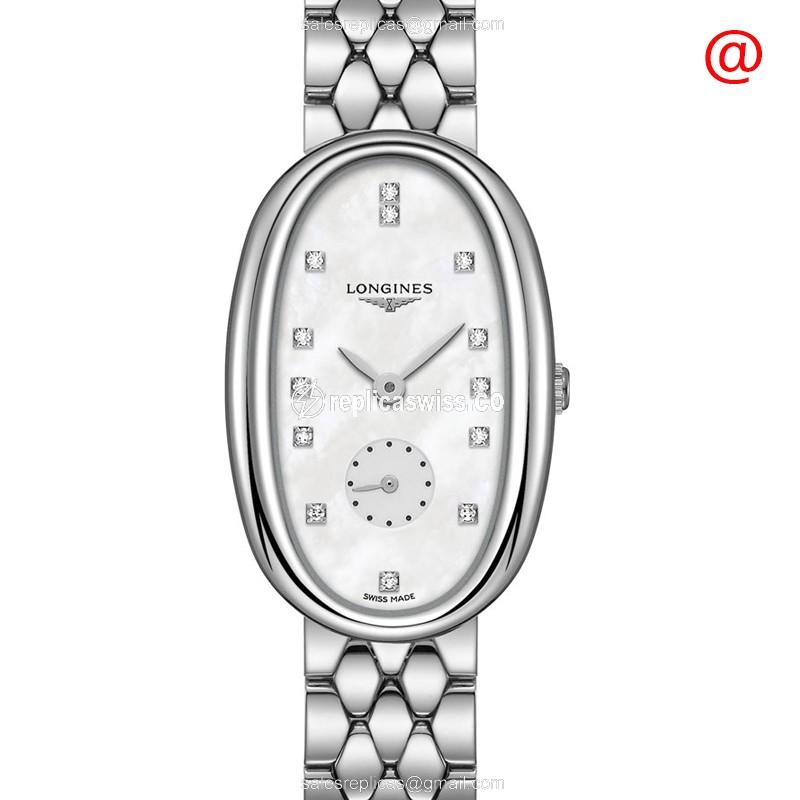 Longines Symphonette Quartz - Silver Steel Case, Clasp - Silver Strap - Luxury Replica SYMPHONETTE Watch