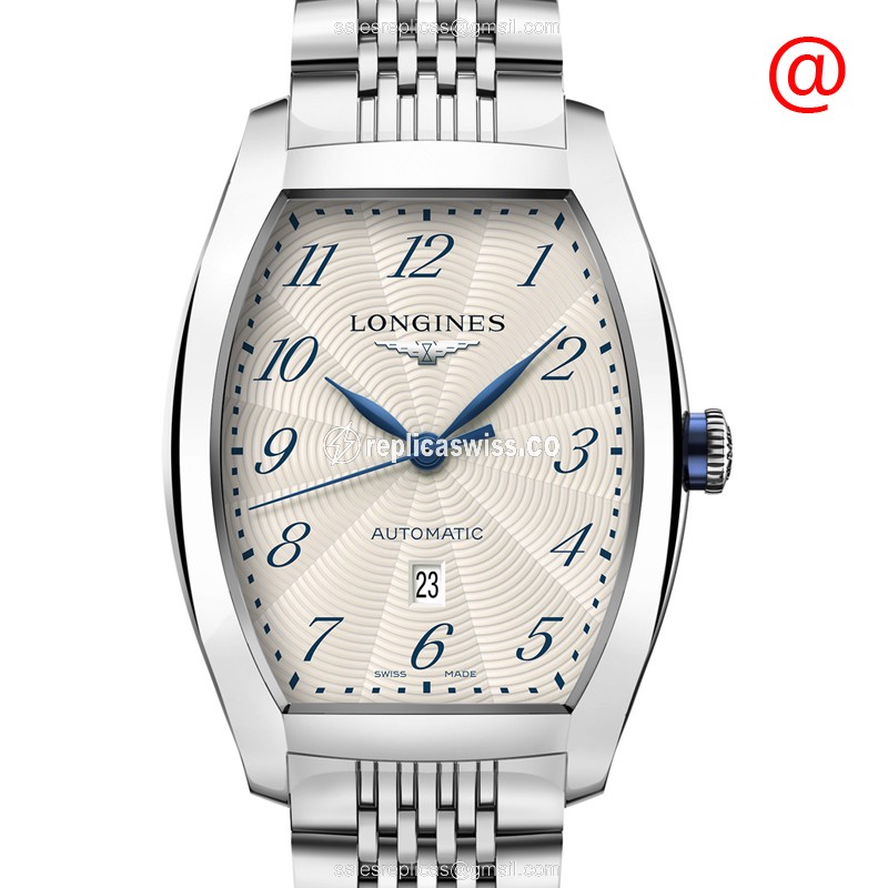 Longines EVIDENZA Replica - Automatic - Steel Case - Silver Steel Strap - Clasp - Luxury Replica EVIDENZA Watch