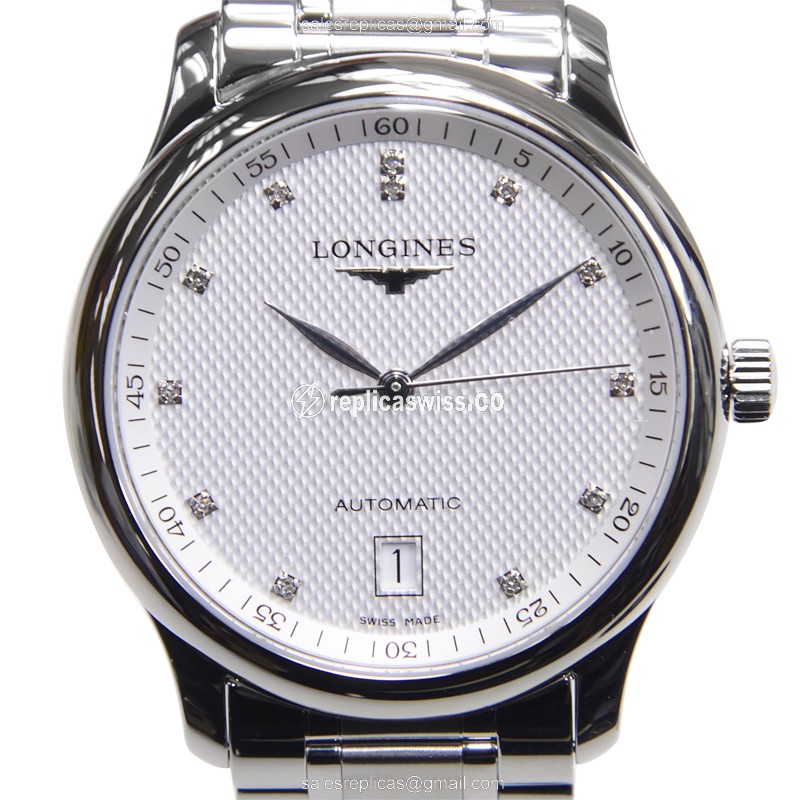 Longines L2.628.4.77.6 Replica - Automatic - Stainless Steel Case - White Dial