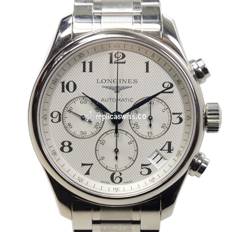 Longines L2.693.4.78.6 Replica - Automatic - Silver Steel - Sapphire Crystal - Luxury Replica MASTER Watch