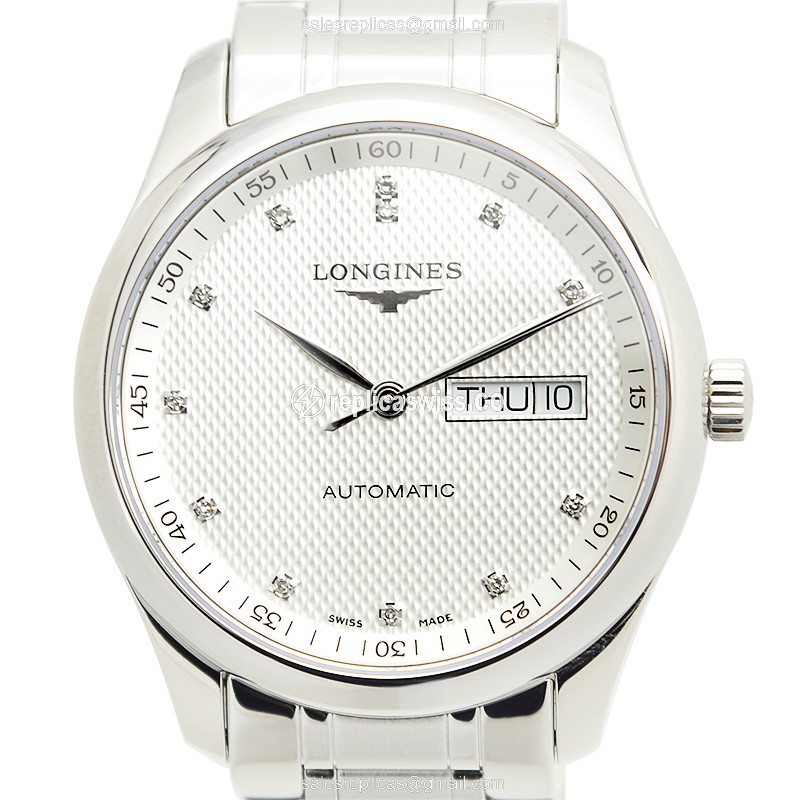 Longines L2.755.4.77.6 Replica - Automatic - Steel Case - Silver Dial, Steel Strap - Luxury Replica MASTER Watch