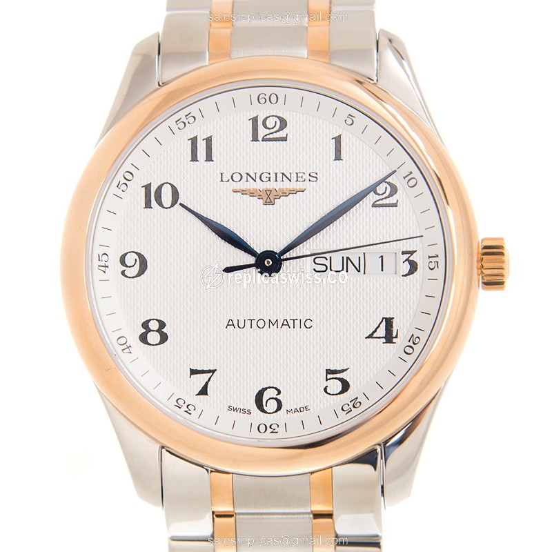 Longines L2.755.5.79.7 Replica - Automatic - 18kt Rose Gold Case - White Dial