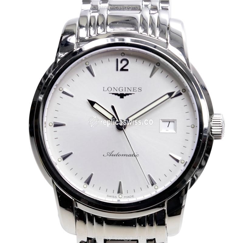 Longines Saint Imier Replica - Automatic - Steel Case, White Dial