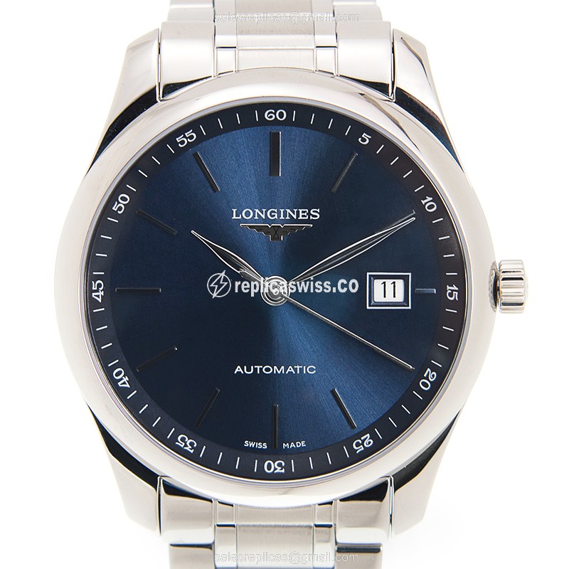 Rolex Submariner Replica | Automatic | Blue Dial, Silver Case, 40mm | Steel Strap