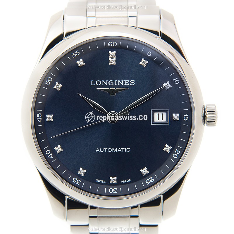 Longines L2.793.4.97.6 Replica - Automatic - Steel - Blue Dial, Silver Clasp