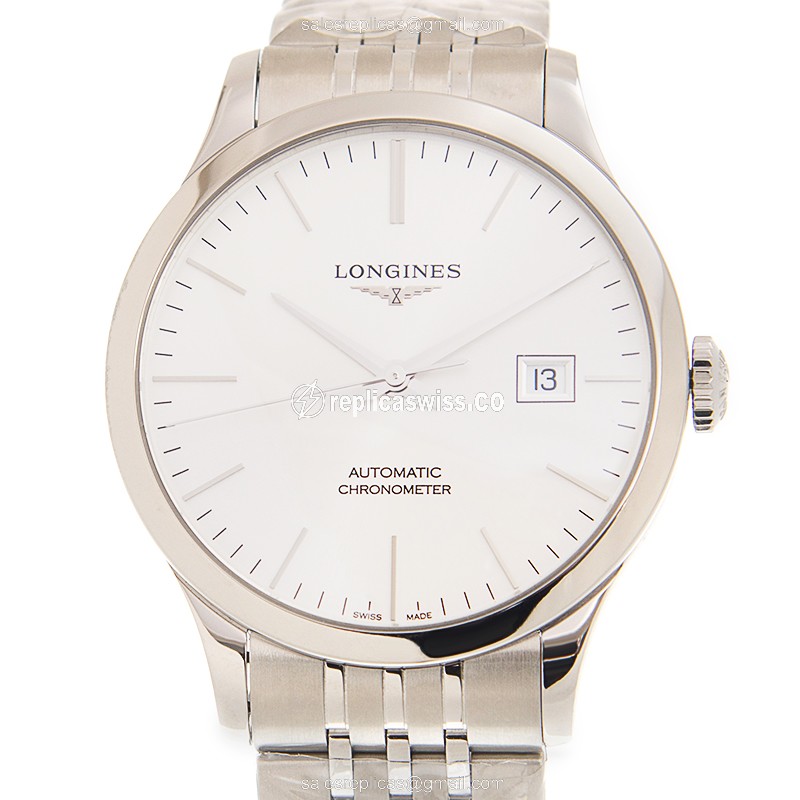 Rolex L2.821.4.72.6 Replica | Automatic | Stainless Steel Case | White Dial | Silver Clasp & Strap