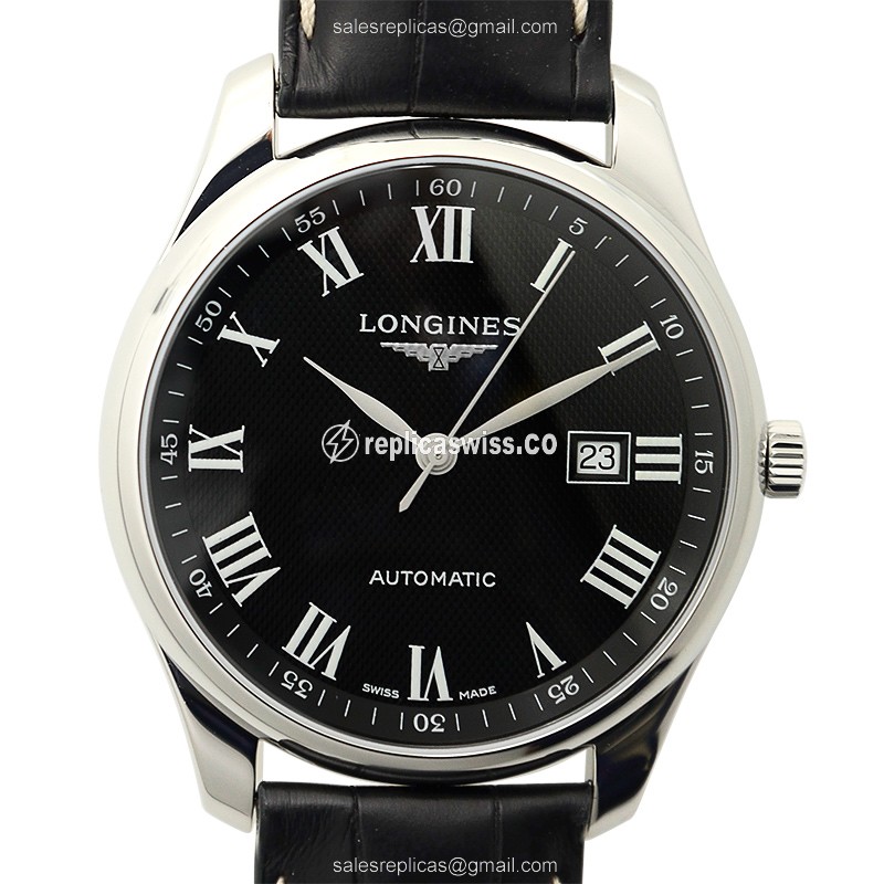 Rolex L2.893.4.51.7 Replica - Automatic - Black Dial on Black Alligator Strap - Luxury  Watch