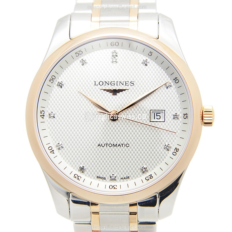 Rolex L2.893.5.77.7 Replica - Automatic - Gold-Plated & Stainless Steel - Silver Dial
