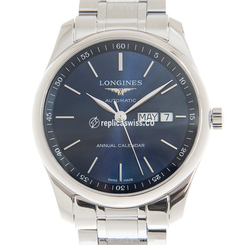 Longines L2.910.4.92.6 Replica - Automatic - Steel Case - Blue Dial