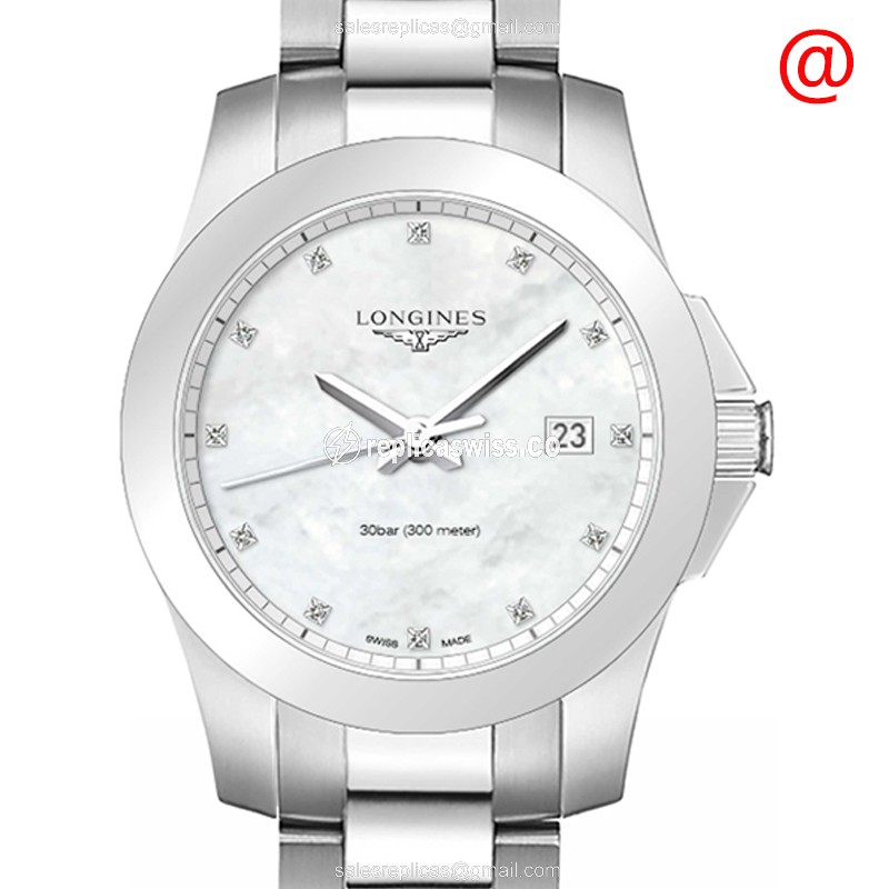 Longines L3.378.4.87.6 CONQUEST Quartz Stainless Steel - Luxury Replica CONQUEST Watch