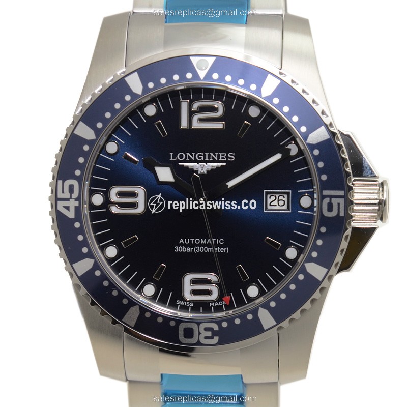 Longines Conquest Replica - Automatic - Steel - Blue Dial - 40mm