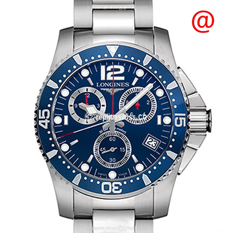 Longines CONQUEST Quartz - Blue Dial - Steel Case - Silver Strap - Clasp - Luxury Replica CONQUEST Watch