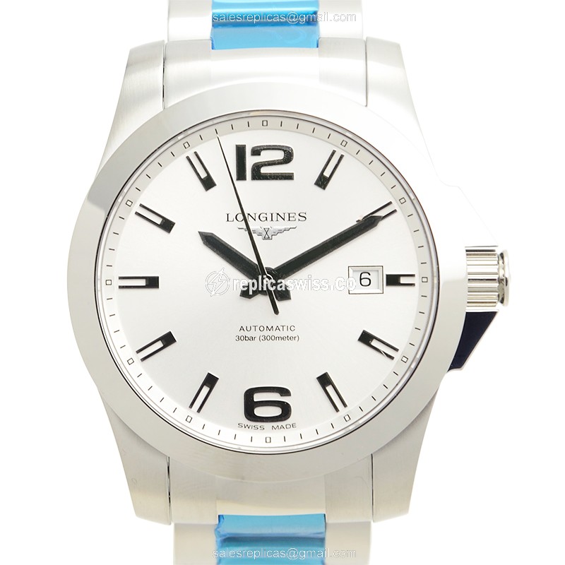 Longines CONQUEST Automatic - Steel Case | Silver Dial | Steel Strap