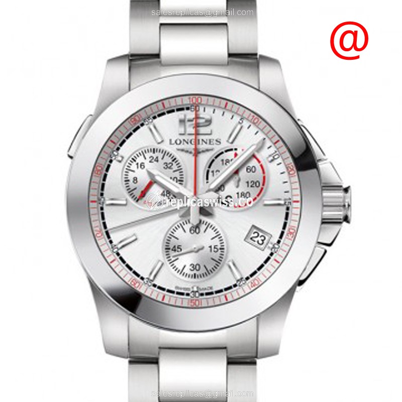 Longines Conquest Quartz - Stainless Steel Case - Silver Dial - Luxury Replica CONQUEST Watch