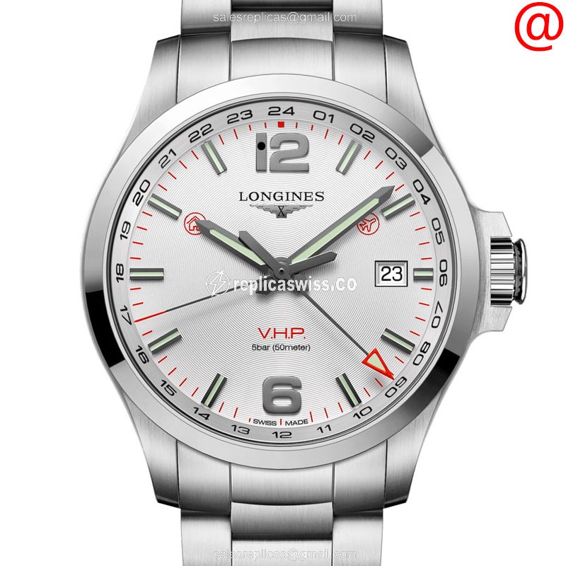 Longines CONQUEST Quartz - Silver Dial on Steel Strap - Luxury Replica CONQUEST Watch