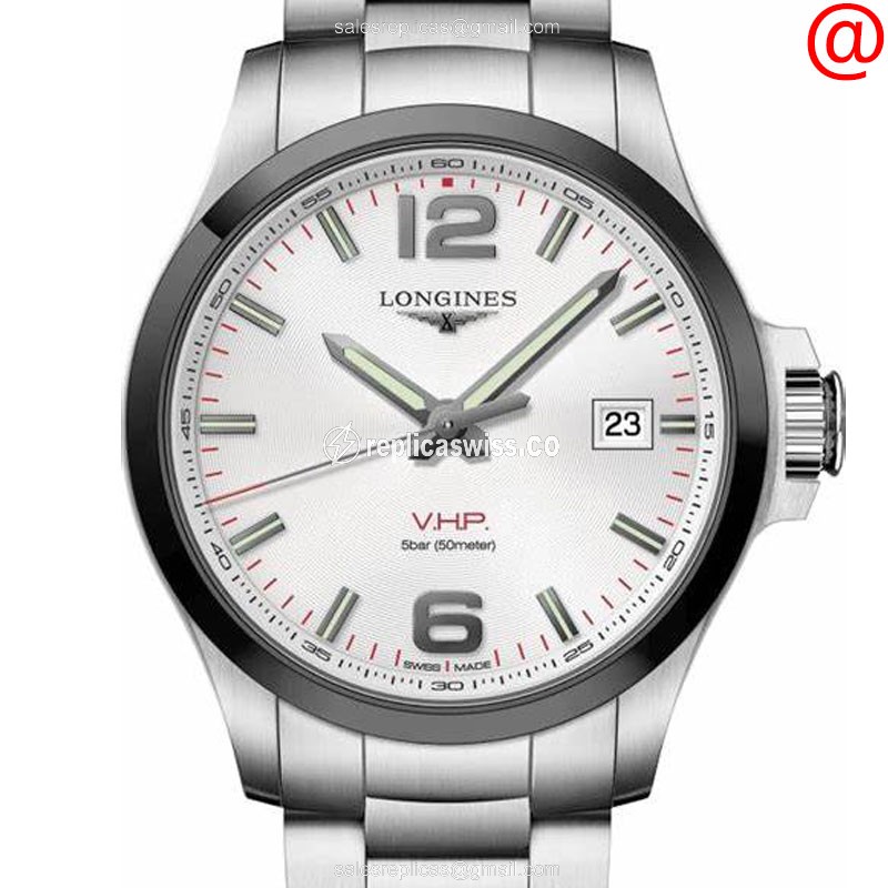 Longines CONQUEST Quartz - White Dial on Steel - Automatic - Luxury Replica CONQUEST Watch