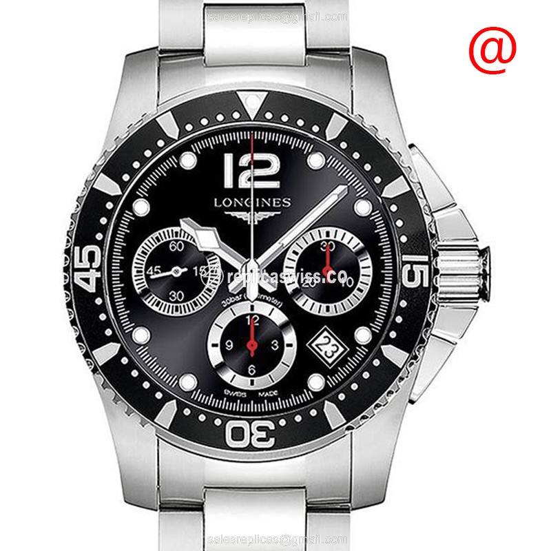 Longines CONQUEST Replica - Automatic - Steel Case - Black Dial - Silver Strap - Luxury Replica CONQUEST Watch