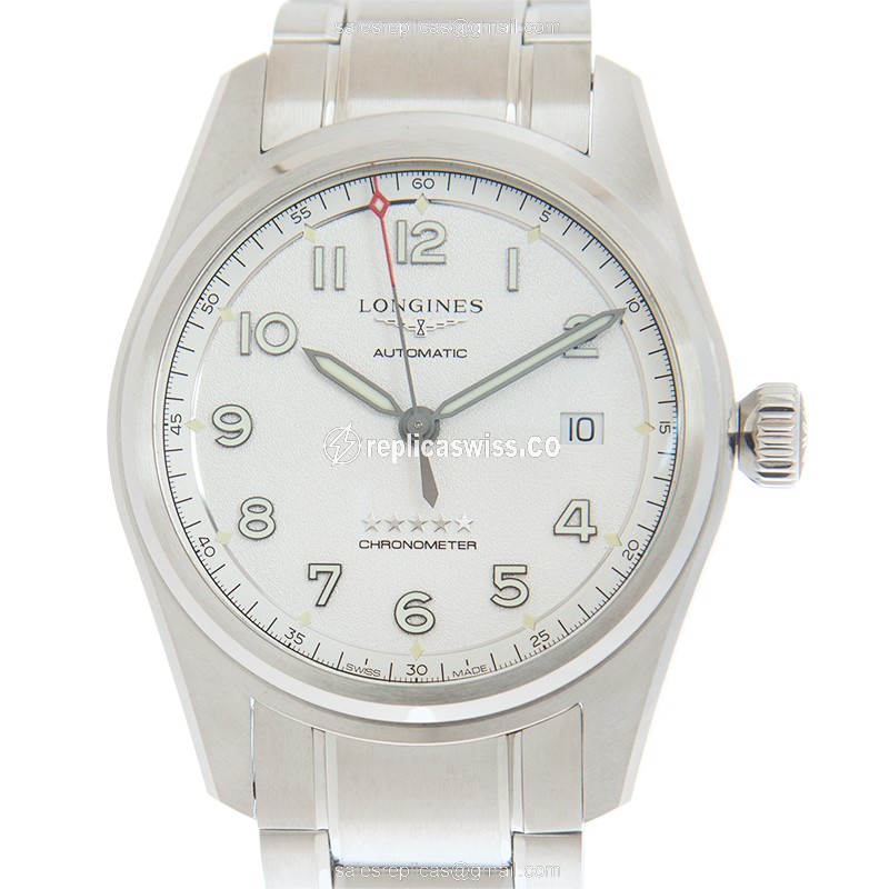Longines Spirit Replica Watch - Auto - Steel - Silver - Luxury Replica SPIRIT Watch