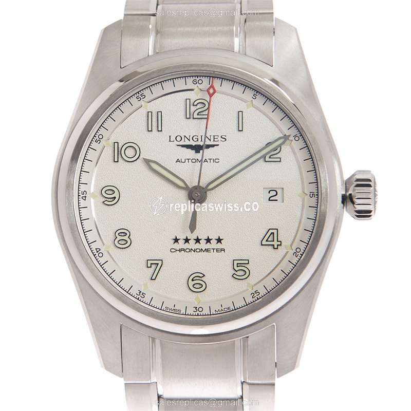 Rolex L3.810.4.73.9 Replica | Automatic | Steel Case, White Dial | Silver Steel Strap - Luxury Replica SPIRIT Watch