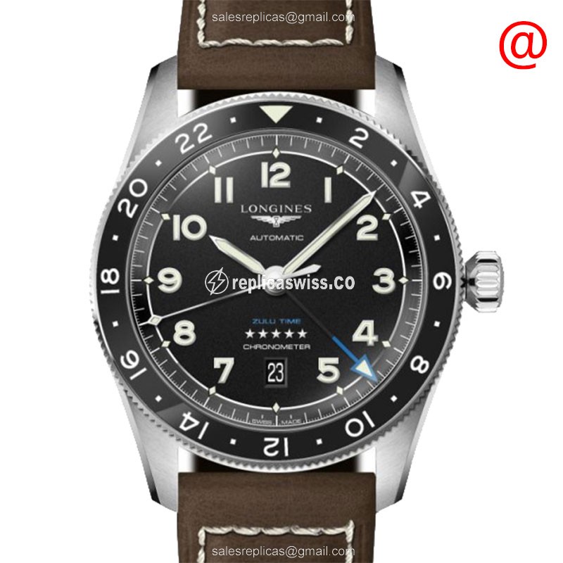 Longines Spirit Replica - Ceramic Case - Black Dial - Automatic Movement - Luxury  Watch