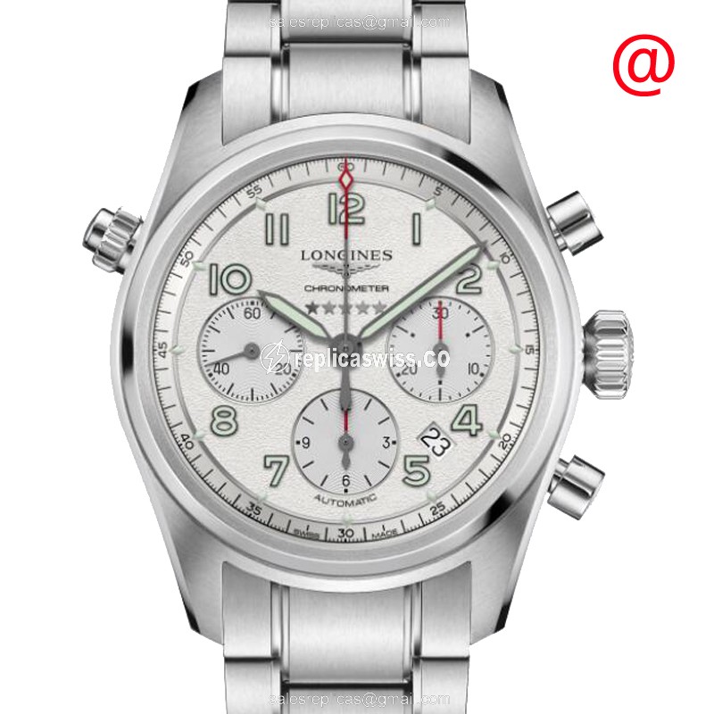 Longines Spirit Replica - Stainless Steel - Automatic - Silver Dial - Luxury Replica SPIRIT Watch