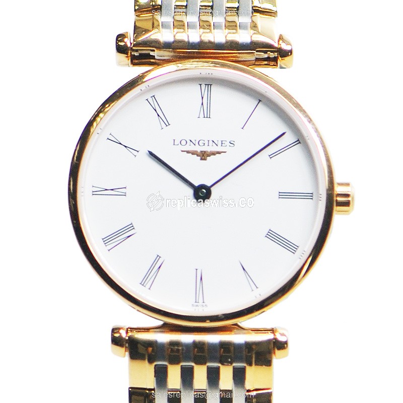 Longines L4.209.1.11.7 Replica - Quartz - 18kt Rose Gold - White Dial