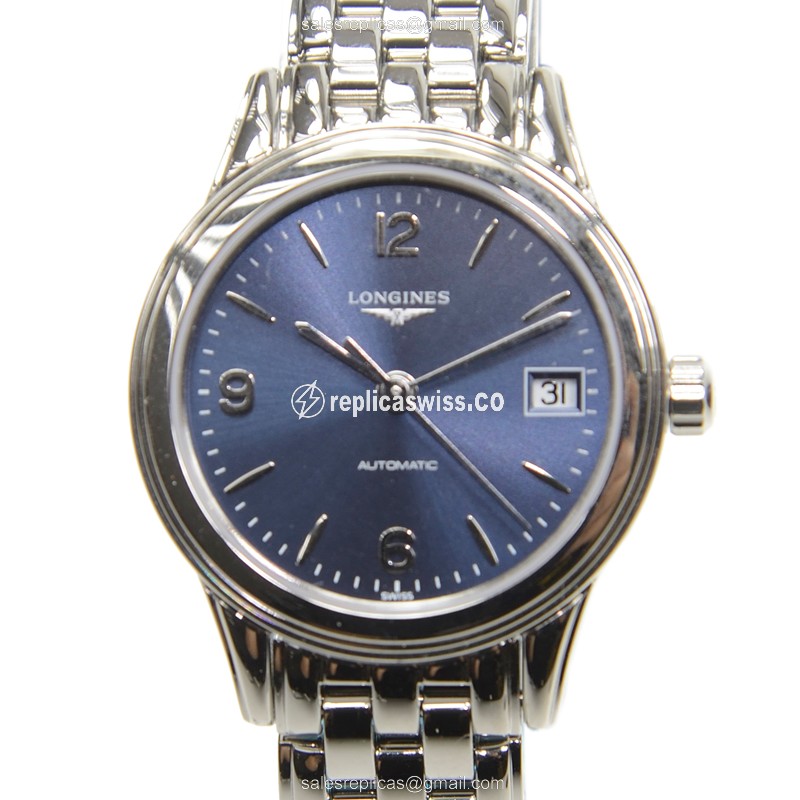 Longines L4.274.4.96.6 Flagship Replica - Automatic - Steel Case - Blue Dial, Silver Clasp