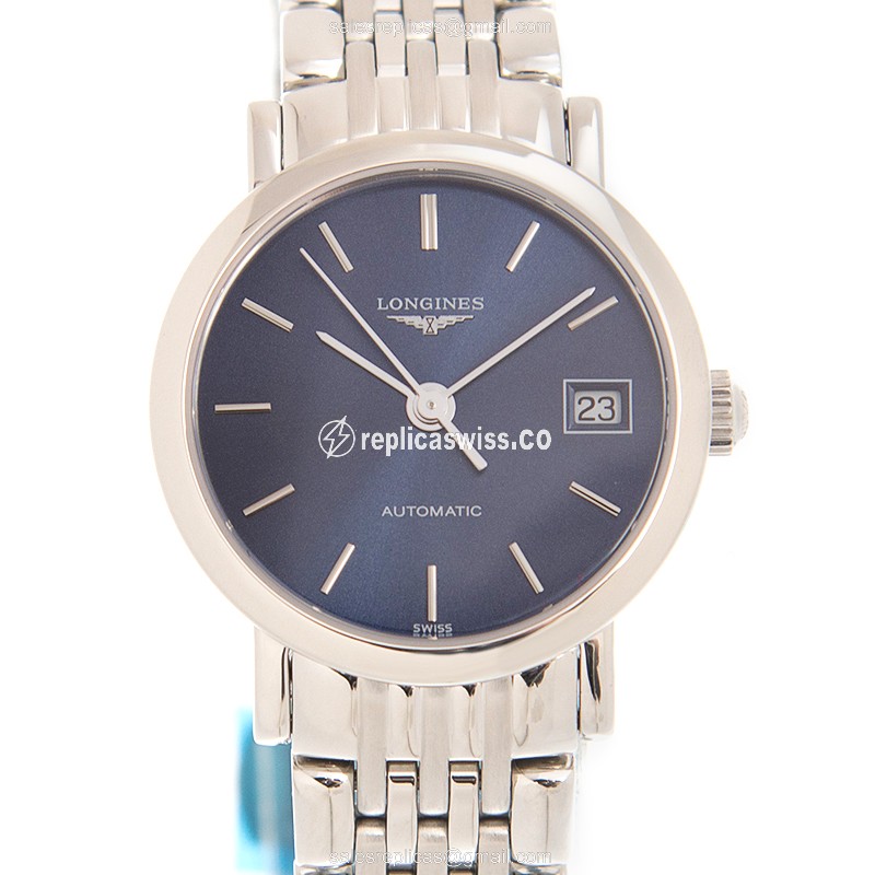 Longines L4.309.4.92.6 Replica - Automatic - Steel - Blue Dial, Silver Clasp