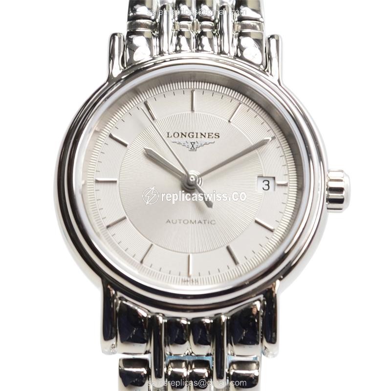 Longines Presence Replica - Stainless Steel - Automatic - Silver Dial