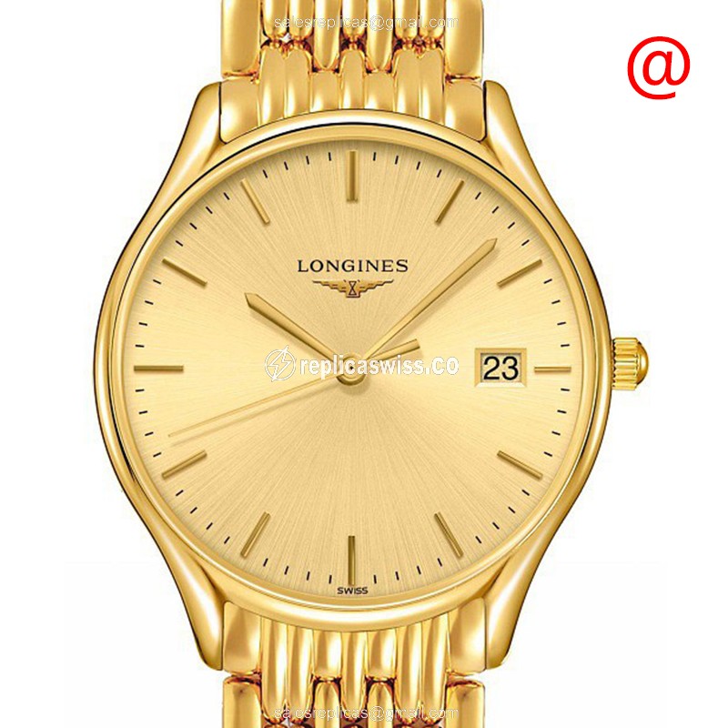 Longines Lyre Quartz Replica - Gold PVD Case, Gold Dial, Gold Strap, Clasp - Luxury Replica LYRE Watch