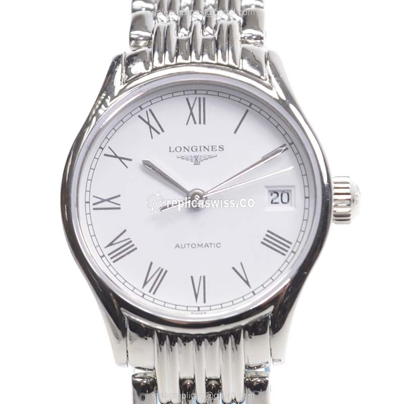 Longines Lyre Replica - Automatic - Stainless Steel - White Dial