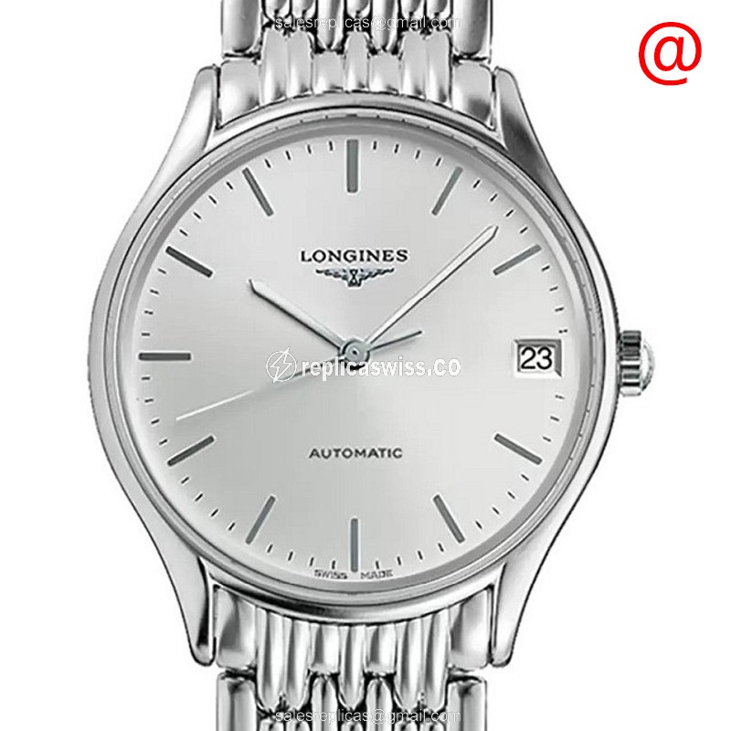 Longines Lyre Replica - Automatic - Stainless Steel - Silver Dial, Steel Clasp - Luxury Replica LONGINES LYRE Watch