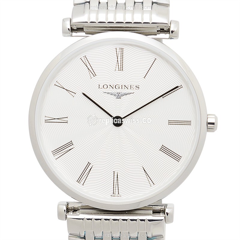 Longines L4.512.4.71.6 Replica - Quartz - Stainless Steel Case - White Dial