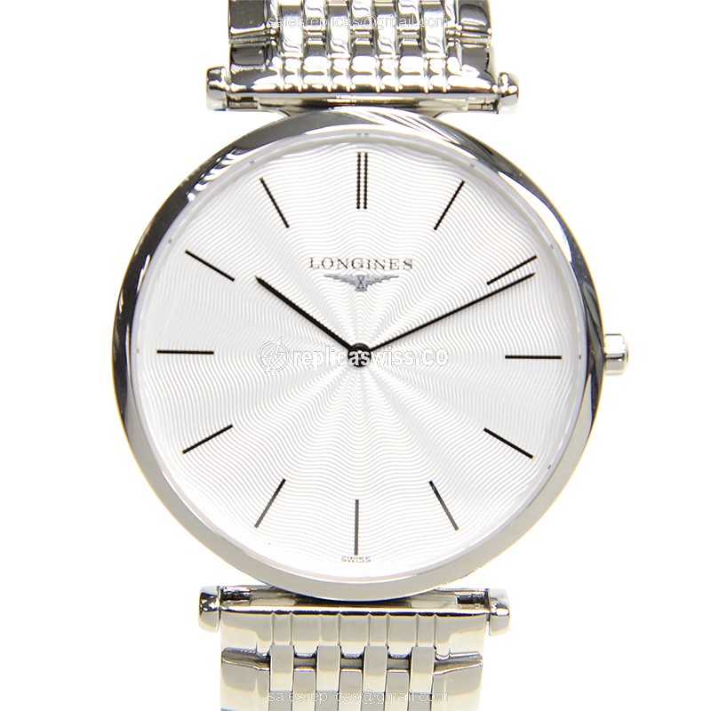 Longines L4.709.4.73.6 Replica - Quartz - Stainless Steel - Silver Dial, Clasp - Luxury Replica LA GRANDE Watch