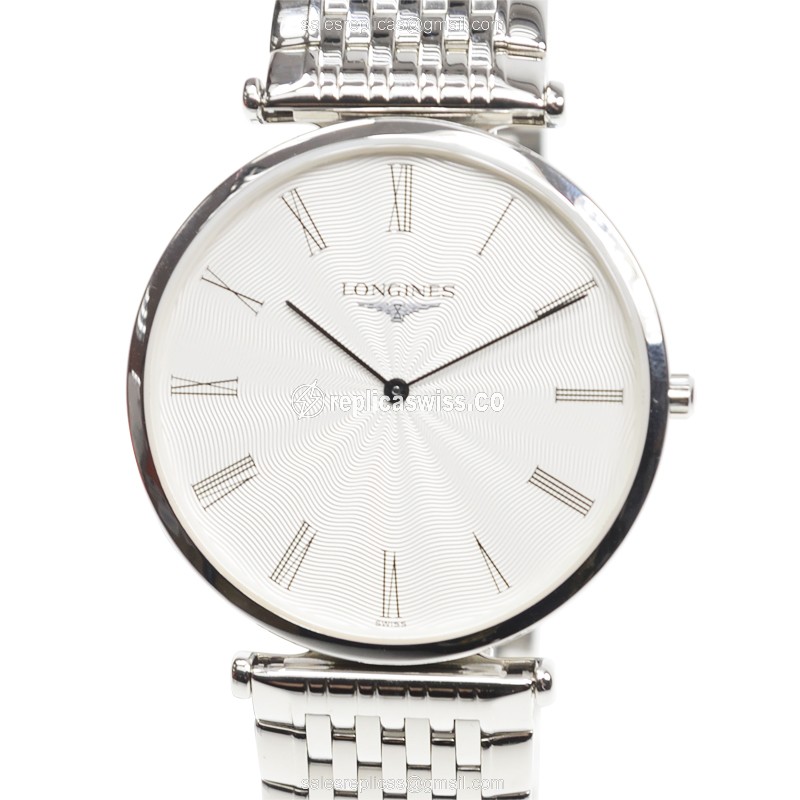 Longines L4.800.4.71.6 Replica - Quartz - Silver Dial, Steel Case - Luxury Replica LA GRANDE Watch