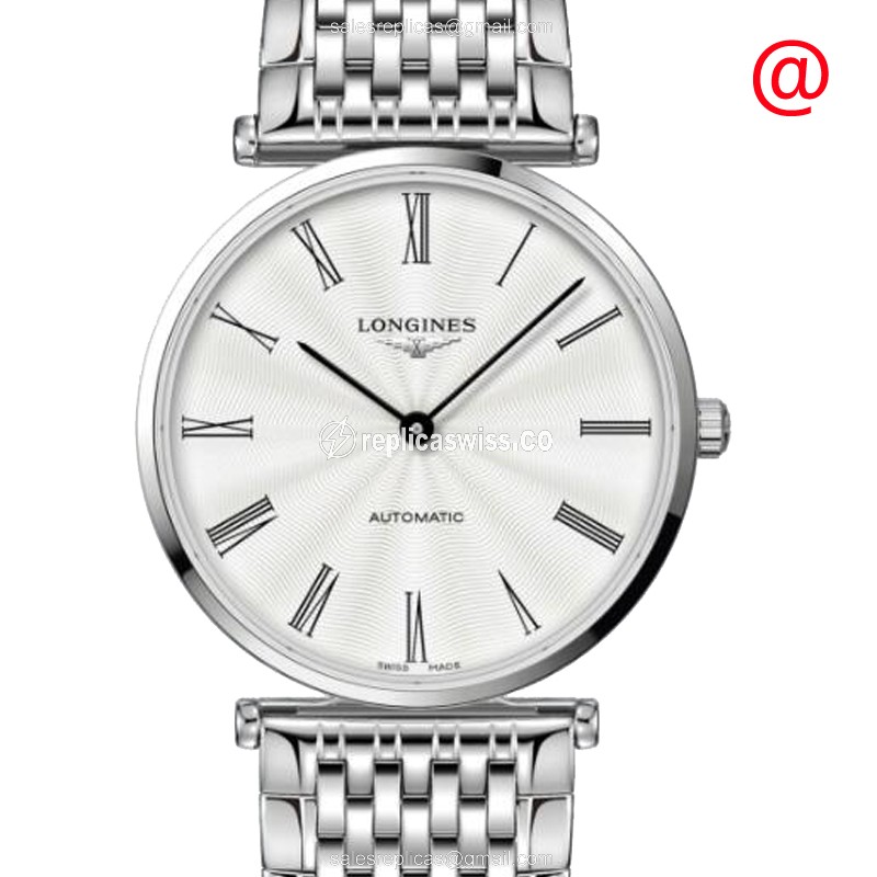 Longines L4.918.4.71.6 Replica - Automatic - Steel Case - Silver Dial, Silver Strap - Luxury  Watch