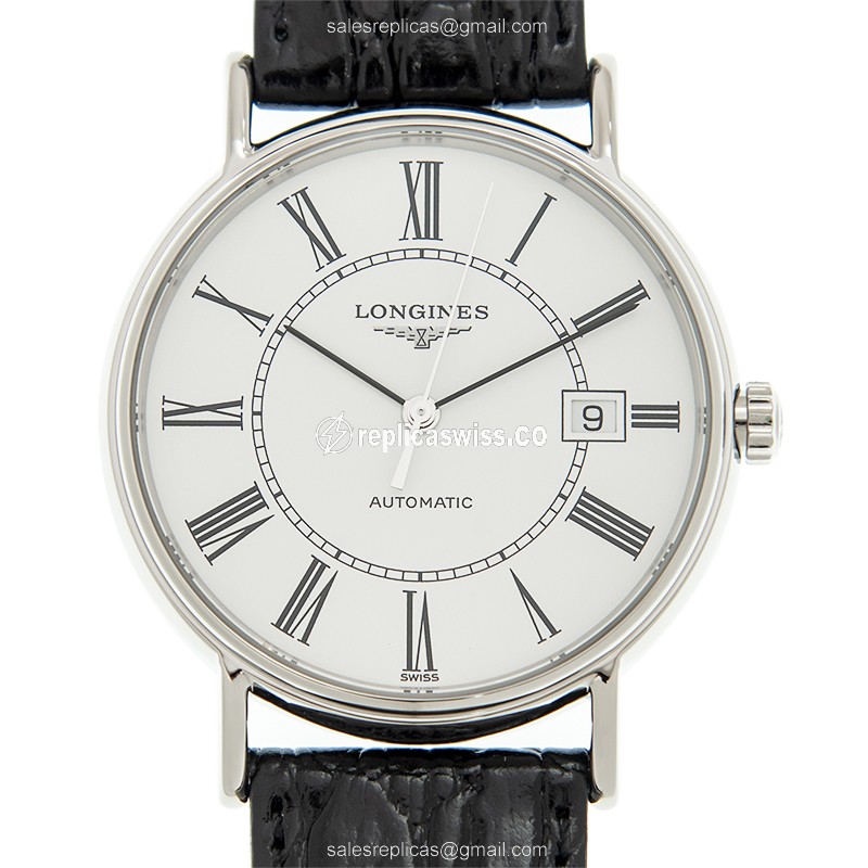 Longines Presence Replica Watch - Automatic - White Dial - Steel - Luxury Replica PRESENCE Watch