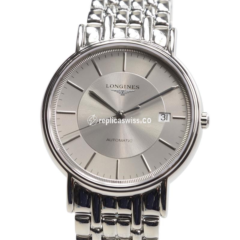 Rolex L4.921.4.78.6 Replica - Automatic - Steel Case, Silver Dial - Stainless Steel Clasp, Silver Strap