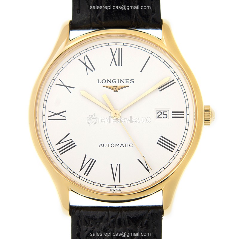 Longines L4.960.2.11.2 LONGINES LYRE Automatic PVD Gold