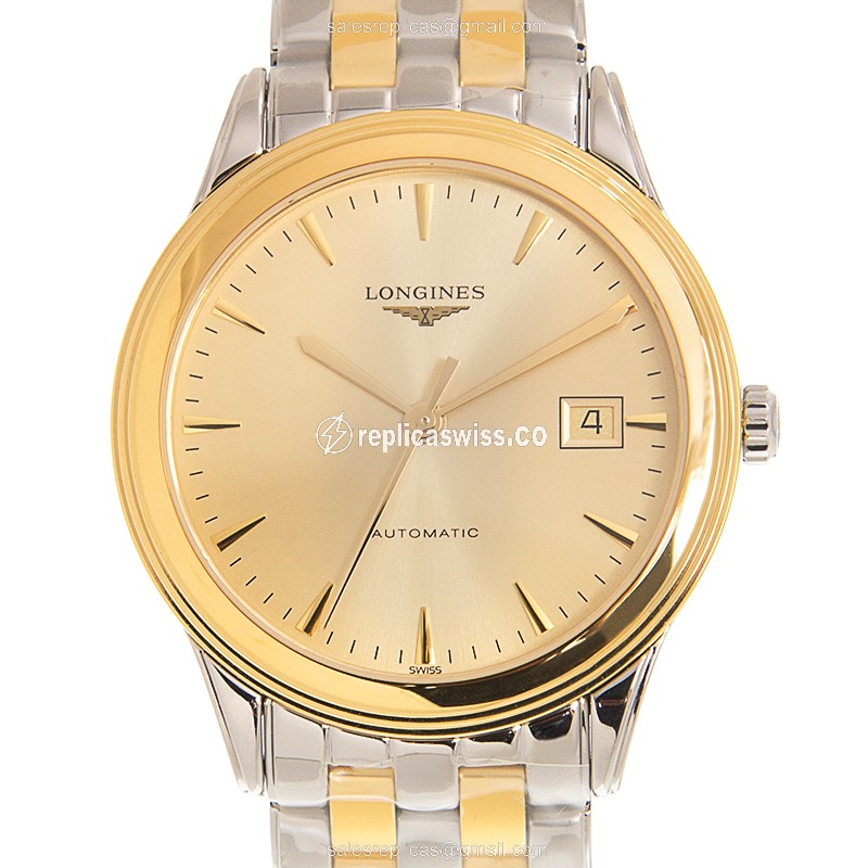 Longines L4.974.3.32.7 Replica - Automatic - Gold-Plated - Steel Case